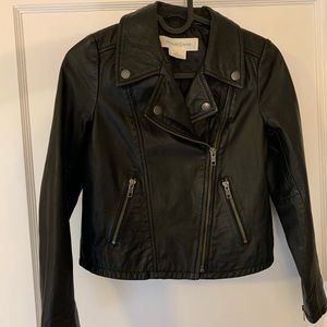 Treasure and Bond black authentic leather jacket.